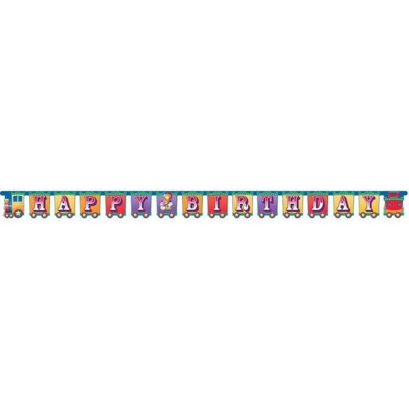 Jointed Banner-Big Top Circus Birthday-1pkg-8.27ft
