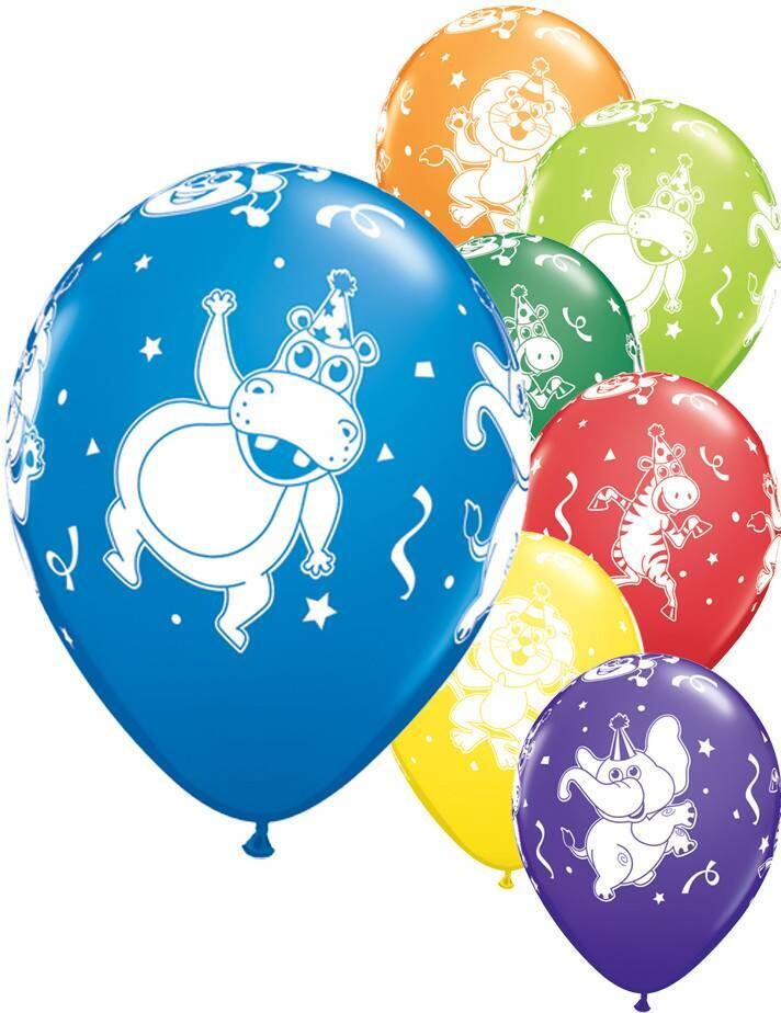 Latex Balloon-Party Animals Assortment-1pkg-11&quot;