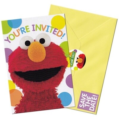 Invitations - Sesame Street - 8pkg