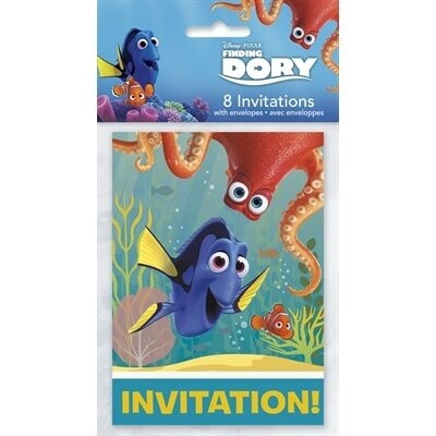 Finding Dory Invitations 8pk