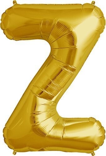 Foil Balloon - Gold Z - 34&#39;&#39;