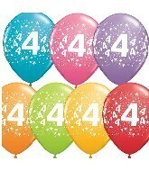 Latex Balloon-#4 Stars Assortment-1pkg-11&quot;