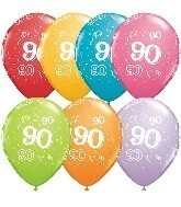 Latex Balloon-90 A Round Assortment-1pkg-11&quot;