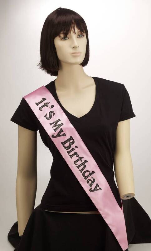 It&#39;s My Birthday Sash