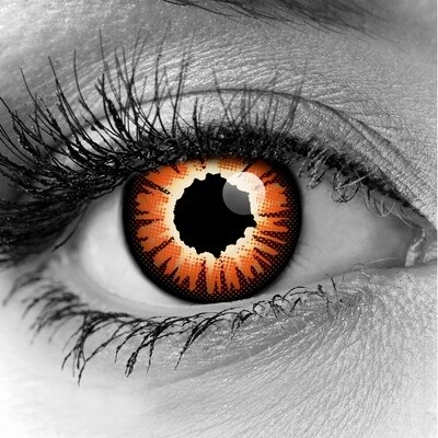 Theatrical Contact Lens-Golden Twilight-1pkg