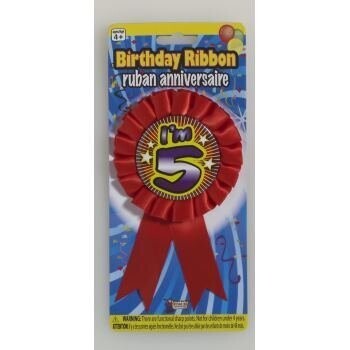 I&#39;m 5 Birthday Ribbon