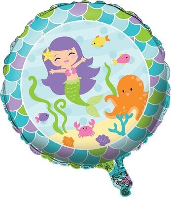 Foil Balloon - Mermaid Friends - 18&quot;