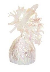 Balloon Weight-Foil-Iridescent-1pkg-4.5&quot;x2.25&quot;