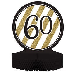 Centerpiece-Black &amp; Gold 60-9&#39;&#39;x11.7&#39;&#39;