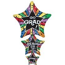 Foil Balloon - Go Grad - 42&quot;