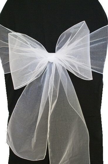 Rental-Chair Sash-Organza White-1Day