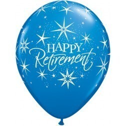 Latex Balloon-Happy Retirement Bursts Assortment-1pkg-11&quot;
