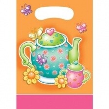 Loot Bags-Tea Party-8pkg (Discontinued)