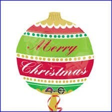 Foil Balloon-Merry Christmas Petite Shape 13&quot;