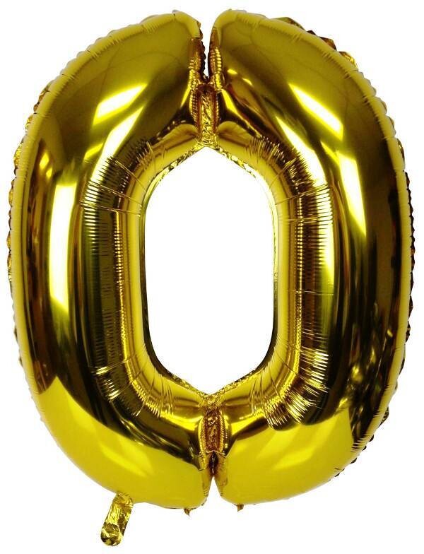 Foil Balloon - Gold - #0 - 26&quot; X 33&quot;