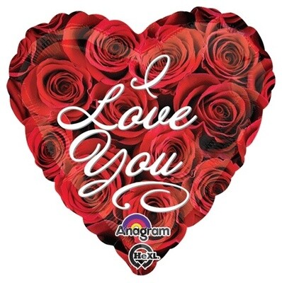 Foil Balloon-I Love You Heart 18&quot;