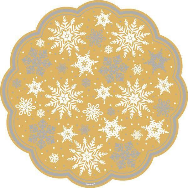 Doilies-Kraft Snow Flake