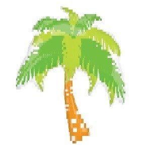 Foil Balloon-Giant Palm Tree 33&quot;