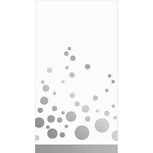 Napkins-Guest Towel-Sparkle Shine Silver-16pk-2ply - Discontinued