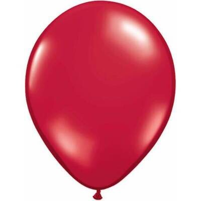 Latex Balloon-Jewel Ruby Red-1pkg-11&quot;
