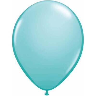 Latex Balloon-Caribbean Blue-1pkg-11&quot;