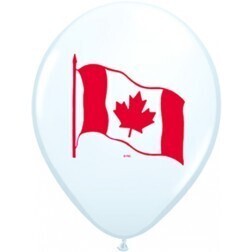 Latex Balloon-Canada Flag-1pkg-11&quot;