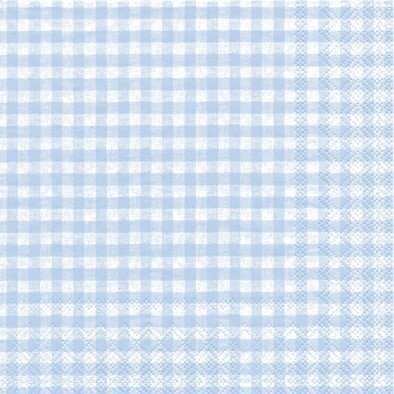 Napkins - LN - Gingham Baby Blue-16pk-2ply- Discontinued/Final Sale)