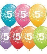 Latex Balloon-#5 Stars Assortment-1pkg-11&quot;