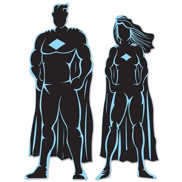 Hero Silhouettes -  2Pcs