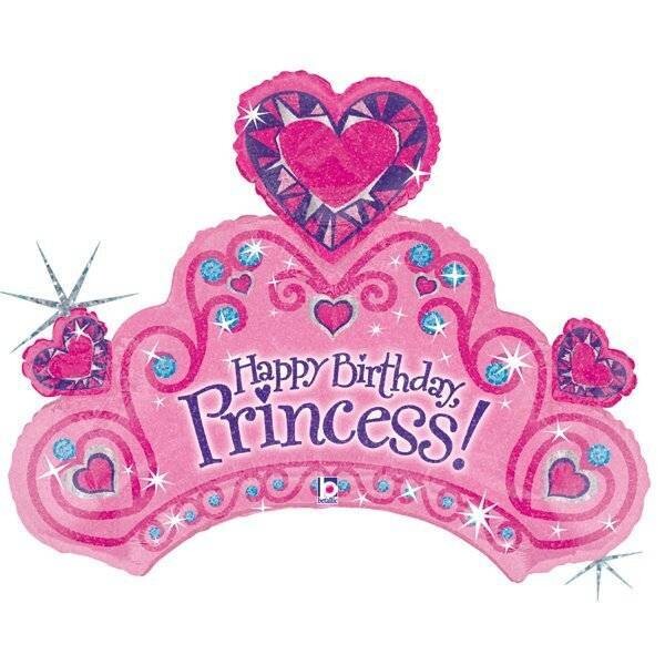 Foil Balloon-Birthday Princess
