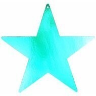 Cutout- Foil - Star - Blue - 12&quot;