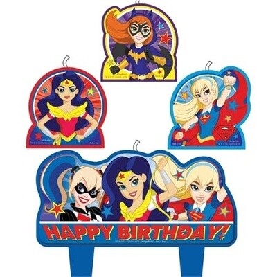 Birthday Candles - DC Superhero Girls