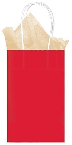 Gift Bag - Small - Apple Red - 8.5&quot;