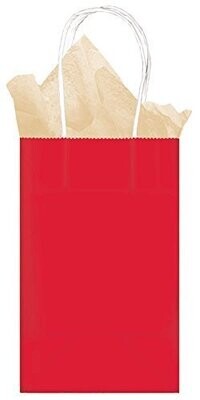 Gift Bag - Small - Apple Red - 8.5"