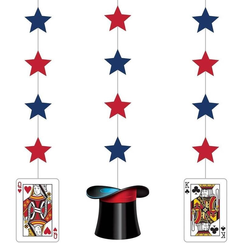 Hanging Cutouts - Magic Party-36&#39;&#39;-3pk