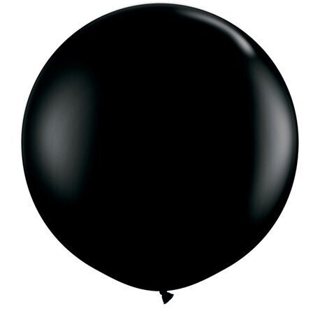 Latex Balloon-Onyx Black-1pkg-36&quot;