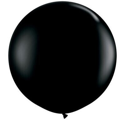 Latex Balloon-Onyx Black-1pkg-36&quot;