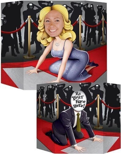 Star Handprints 2-Sided Photo Prop
