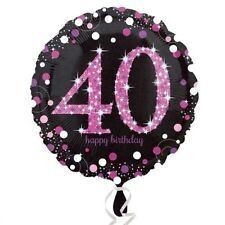 Foil Balloon - 40 Happy Birthday - 18&quot;