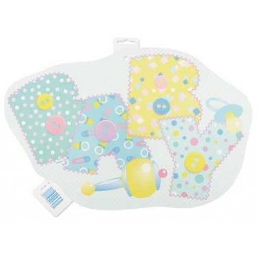 Plastic Cutout-Baby Stitching Blue-20&#39;&#39;