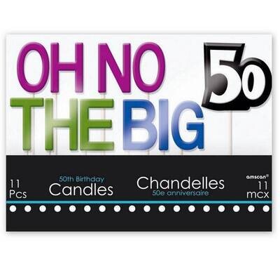 Candles - The Big 50 - 11pc