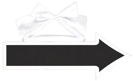 Chalkboard-Personalized Arrow Sign