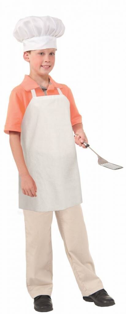 White Chef Apron-1pk (Child)