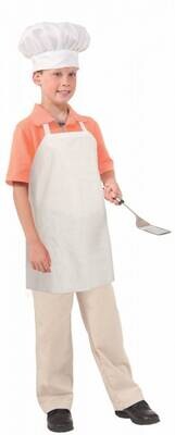 White Chef Apron-1pk (Child)