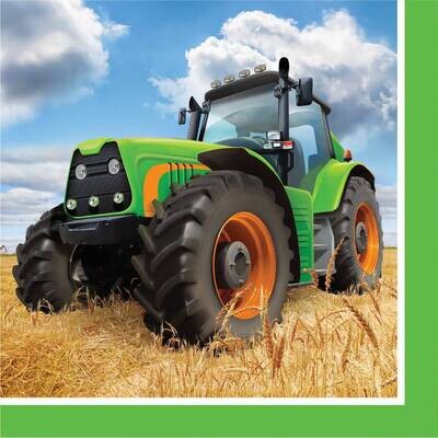 Napkins - BEV - Tractor Time - 16pk - 2ply