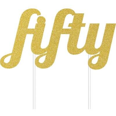 Cake Topper - Fifty