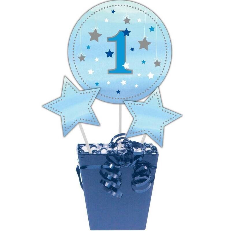 Centerpiece - One Little Star Blue