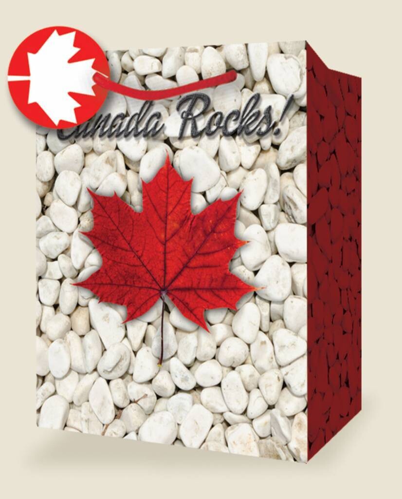 Gift Bag-Canada Rocks Large
