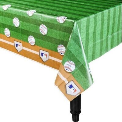 Tablecover Plastic - Baseball 54x102&quot;