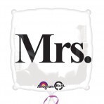 Foil Balloon - Square Mrs. 18&quot;